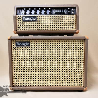 Mesa Boogie Mark V: 35 Amp Head, Matching 1x12 Widebody Cabinet - Cocoa with Wicker Grill image 2
