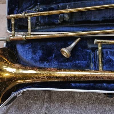 King Cleveland 605 Model Tenor Trombone Brass, USA image 5