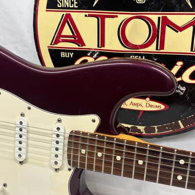 Fender Standard Stratocaster Strat Electric Guitar- Wine Red image 3