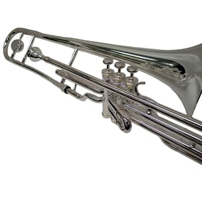 Schiller Studio Pro Valve Trombone Silver Plated Bb image 3