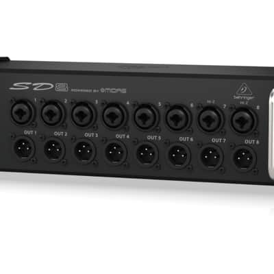 Behringer SD8 | 8 Midas Preamps - AES50 Stage Box | ULTRANET Hub with 8 Outputs image 3