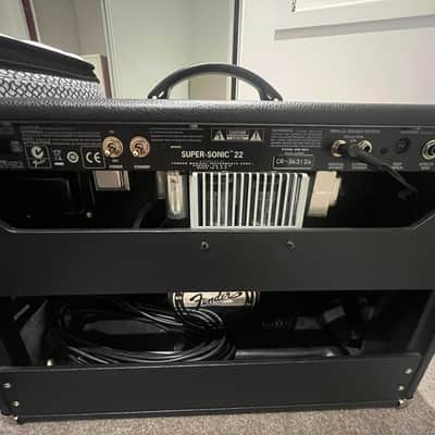 Fender Super-Sonic 22 2-Channel 22-Watt 1x12" Guitar Combo 2010 - Present - Black image 4