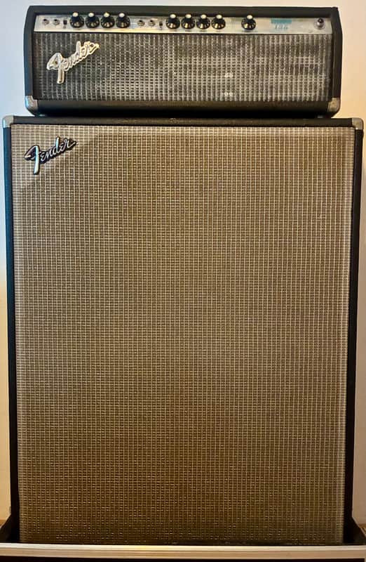 Fender Bassman 135 2-Channel 135-Watt Guitar Amp Head 1977 - 1980 - Silverface image 1