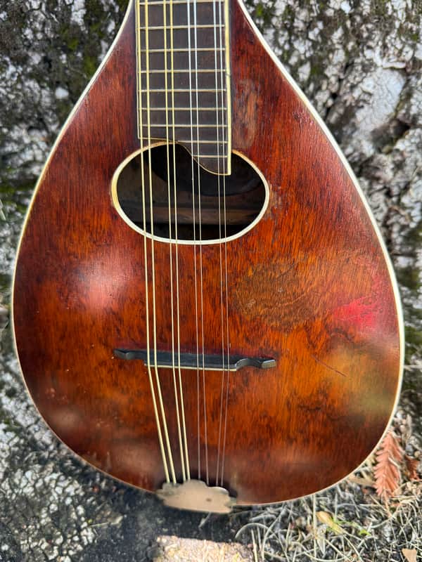 Vintage 1920’s Victoria “ Guaranteed Perfect Scale” Flatback Mandolin B&J New York-Solid Spruce Top- Mahogany Back & Sides- Made in USA image 1