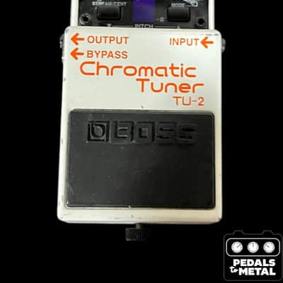 Boss TU-2 Chromatic Tuner (Dark Gray Label) 1998 - 2009 - White - X16678 image 1