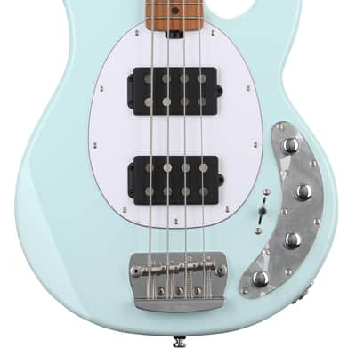 Sterling By Music Man StingRay RAY34HH Bass Guitar - Daphne Blue image 1