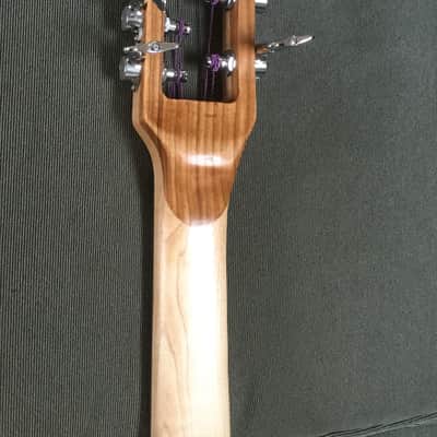 Custom built fretless, carved 5 string bass guitar Fretless 5 string 2020 Natural pure non toxic Tung oil,  8 applications image 8