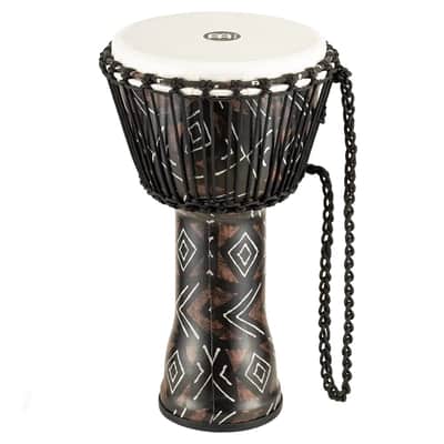 Meinl Percussion Djembe with Synthetic Shell - 10" Medium Size Rope Tuned Synthetic Head (PADJ6-M-F) image 1