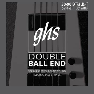 GHS 5610 30-90 Extra Light Bass Double Ball End String Set