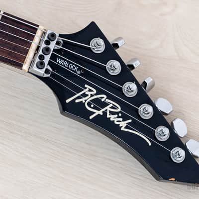 1986 B.C. Rich Warlock NJ Series Black w/ Seymour Duncan SH-2 & SH-4, Japan image 4