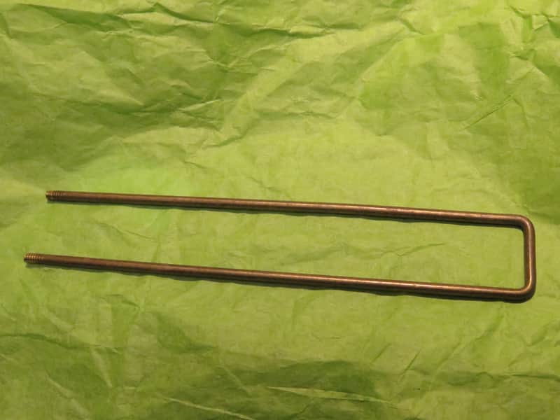 vintage 1950's Epiphone tailpiece long bail wire for frequensator tailpiece Deluxe Zephyr Regent archtop image 1