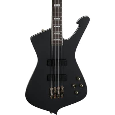 Ibanez ICB620 ICB 4-String Bass w/ Bartolini Pickups & Bag - Black Flat image 1