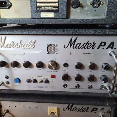 Marshall Master PA 100 / Plexi 1972 - Black image 4