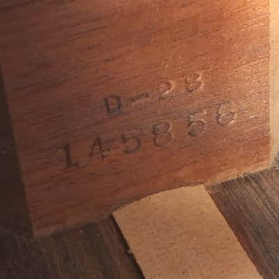 Martin D-28 1955 - killer vintage dreadnought guitar - huge, bold and crisp sound - a real cannon + check video! image 16