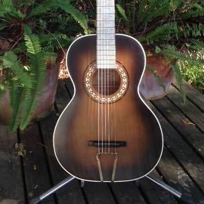 Collegiate Santacilla Parlor Guitar 1920's-1930's image 1
