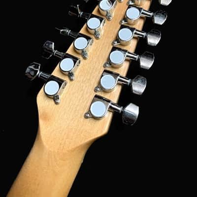 12-String Semi-hollow Electric Guitar in White, TL-Style image 6