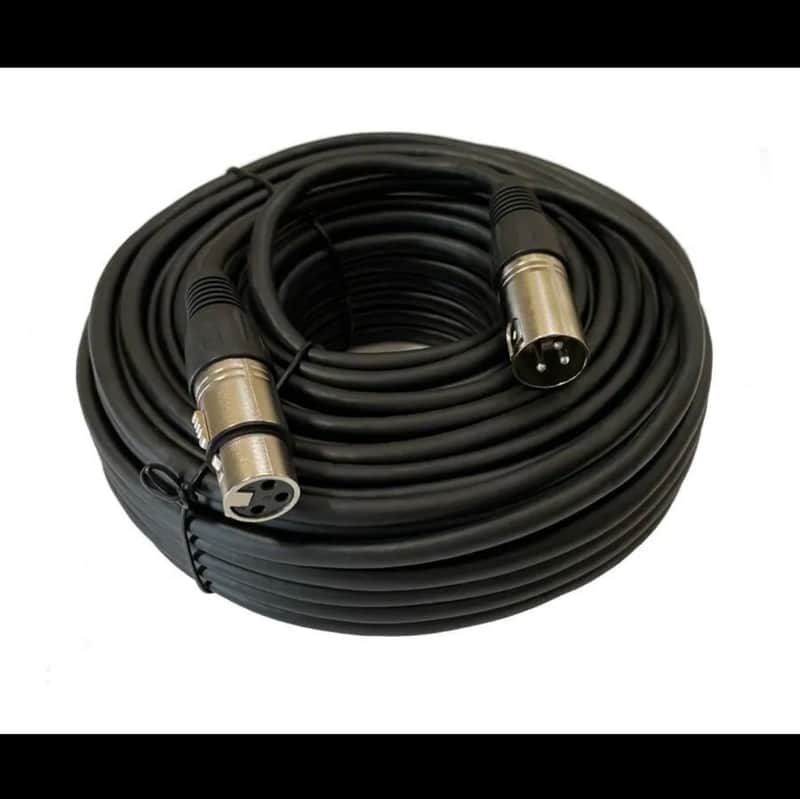 10 Pack 10ft XLR 3Pin Male Female Microphone Cord Audio MIC Balanced Cable v2 image 1