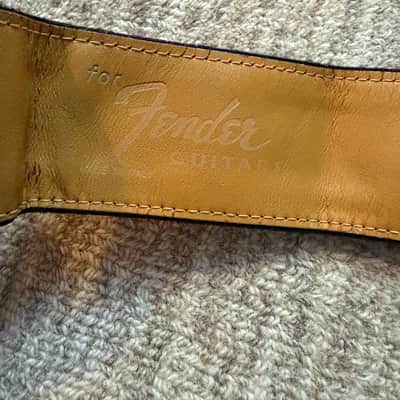 Late 1960s Fender Woven Strap Brown Rare image 3