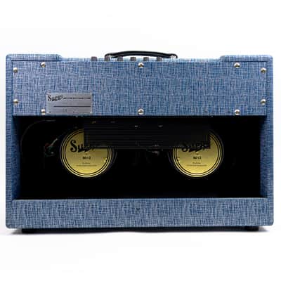 Supro Neptune 1685RT 25-Watt 2x12" Tube Combo Amp with Reverb & Tremolo image 6