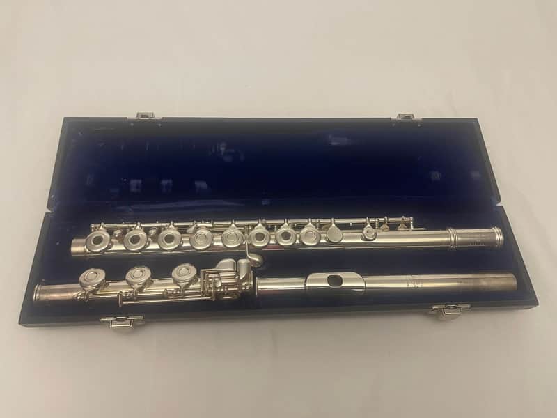 Gemeinhardt USA Pro 3SB solid silver B foot gizmo key JUST SERVICED image 1