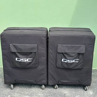 QSC KS212C CARDIOID 3600W DUAL 12 INCH POWERED SUBWOOFER W/COVER #AV6626 (ONE) THS image 2