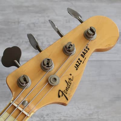 1999 Fender Japan JB75 '75 Reissue Jazz Bass (Fiesta Red) image 2