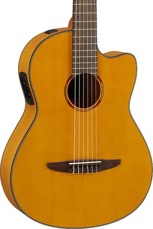 Yamaha NCX1FM Acoustic-Electric Classical Guitar, Solid Spruce Top image 1