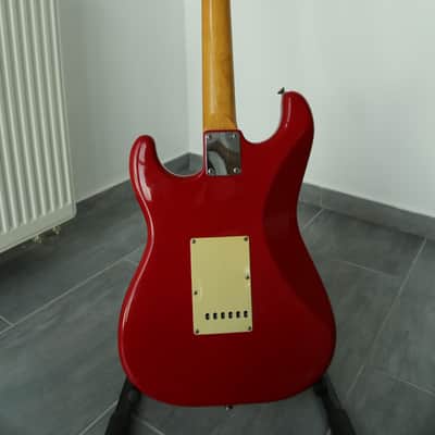 1984 Squier by Fender JV strat stratocaster MIJ Japan torino red image 8