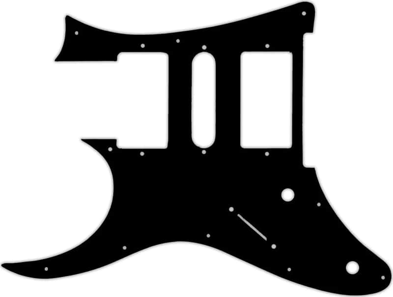 WD Custom Pickguard For Left Hand Ibanez 2009 RG350DX #38 Black/Cream/Black image 1