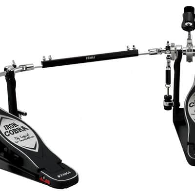 Tama HP900RWN Iron Cobra 900 Series Rolling Glide Double Bass Drum Pedal 2010s - Black/Chrome Bild 1