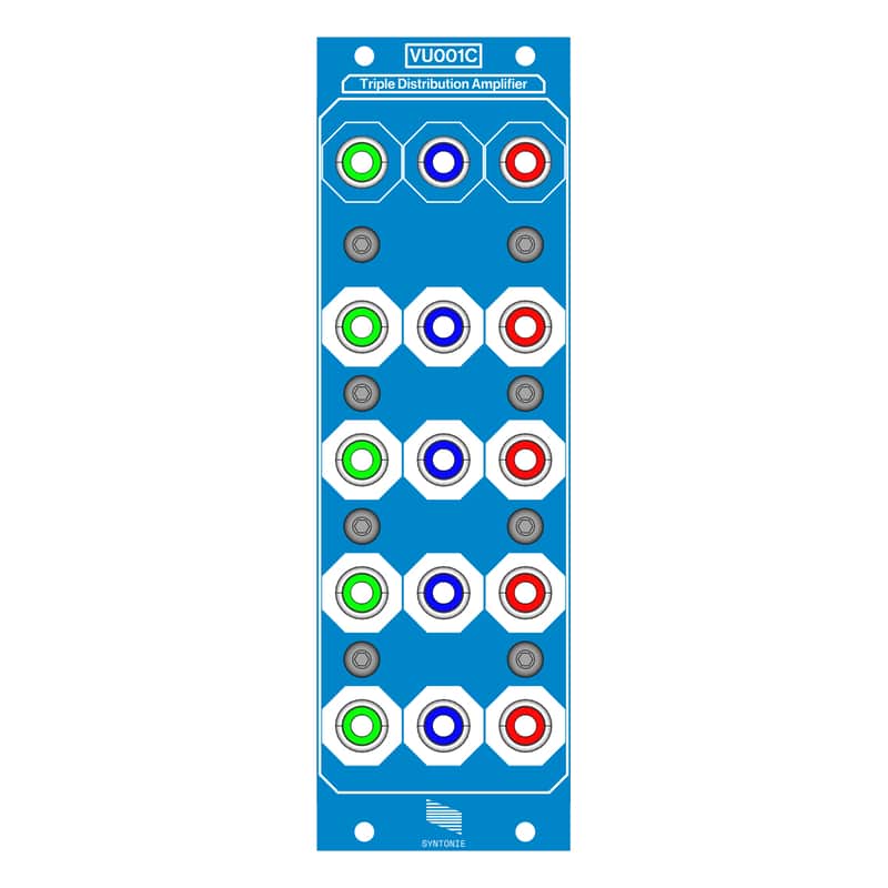 Syntonie VU001C - Triple Video Distribution Amplifier Eurorack Video Module image 1