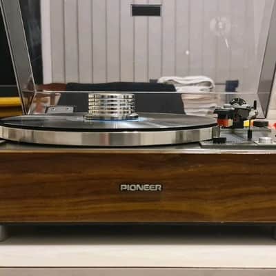 VINTAGE PIONEER TURNTABLE 1970,s/MADE IN JAPAN/33-45 SPEED image 2