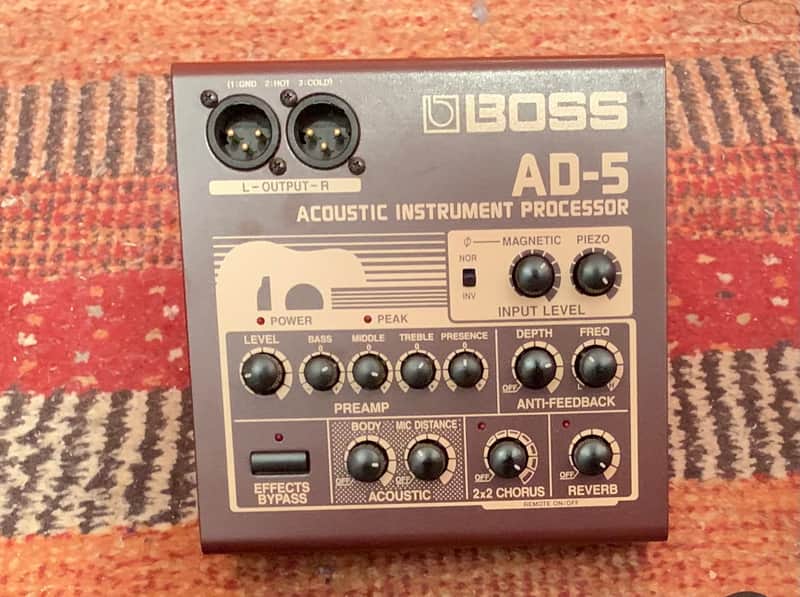 Boss Pack BOSS AD-5 (pre/processor acoustics inst.) Made in Japan OCT/2005 image 1