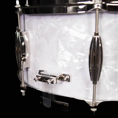 Slingerland 14" x 6.5" Radio King Artist Snare Drum, White Marine Pearl image 3