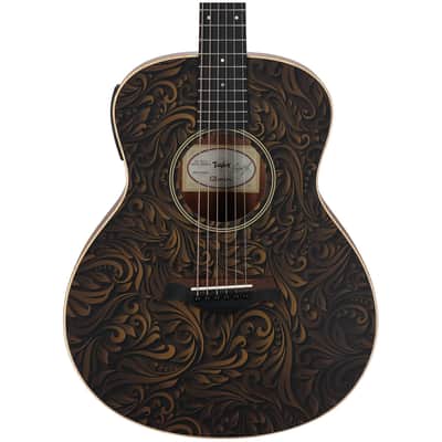 Taylor GS Mini-e Special Edition Mini Grand Symphony Acoustic-Electric Guitar (with Gig Bag), Paisley Burst image 4