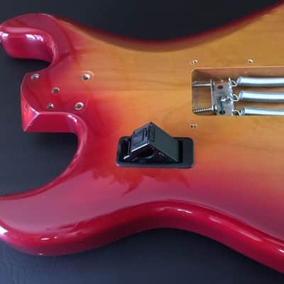 Strat body Mid 1970s Red burst image 8
