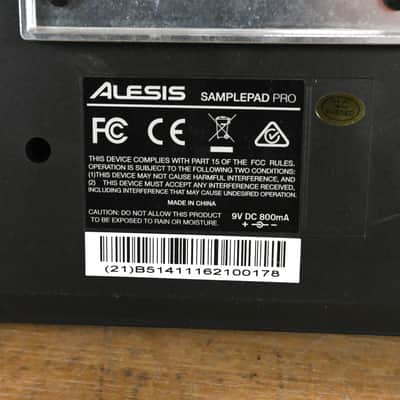 Alesis SAMPLEPAD PRO Percussion and Sample Instrument (NO POWER SUPPLY) CG011Z3 image 11