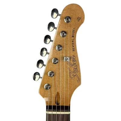 Faber STC Stratocaster Revival Model - Vintage White image 8