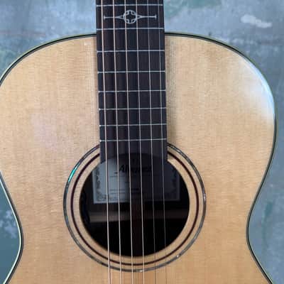 Alvarez MP70e Masterworks Series Parlor Acoustic Electric Guitar - Natural image 4