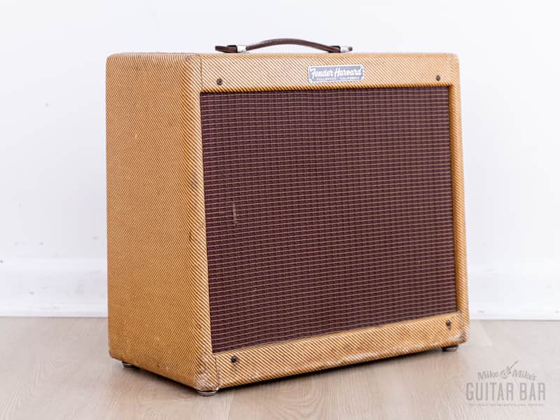 1958 Fender Harvard Narrow Panel Tweed 5F10 Vintage Tube Amp w/ Jensen P10R, Collector-Grade image 1