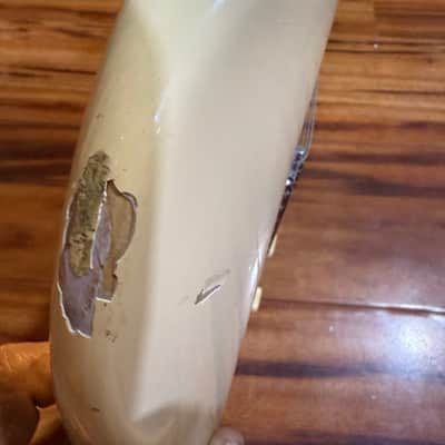 Fender St72 1985 Scalloped - Cream White image 14