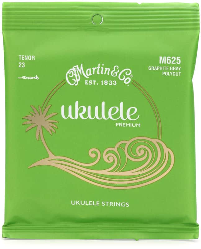 Martin 41Y18M625 Premium Polygut Tenor Ukulele Strings (2-pack) Bundle image 1