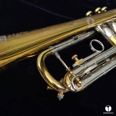 F.E. Olds & SonSuper Recording Los Angeles offset valves trumpet gamonbrass Bild 24