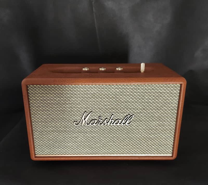 Marshall Acton III Wireless Bluetooth Speaker - Brown image 1