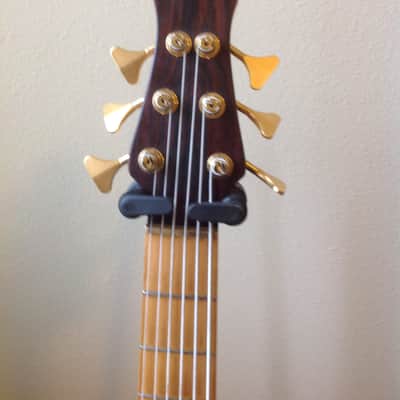 Simonetti 6 String lefty Bass mid-2000 hand rubbed finish image 3