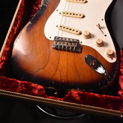 Fender Custom Shop Masterbuilt 55 heavy relic Jason Smith 2023 - Tobacco sunburst image 16