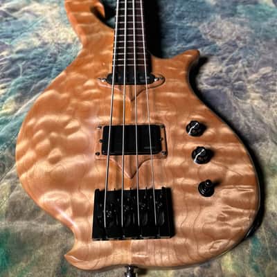 Birdsong "Sadhana" 4-String (Short Scale) 2011 - Quilted Maple image 2