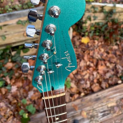 Fender American Standard Stratocaster with Matching Headstock, Rosewood Fretboard 1995 - Ocean Turquoise image 8