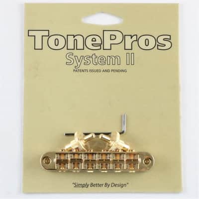 TONEPROS PONTE STANDARD TUNE-O-MATIC SMALL INSERTS GOLD image 4