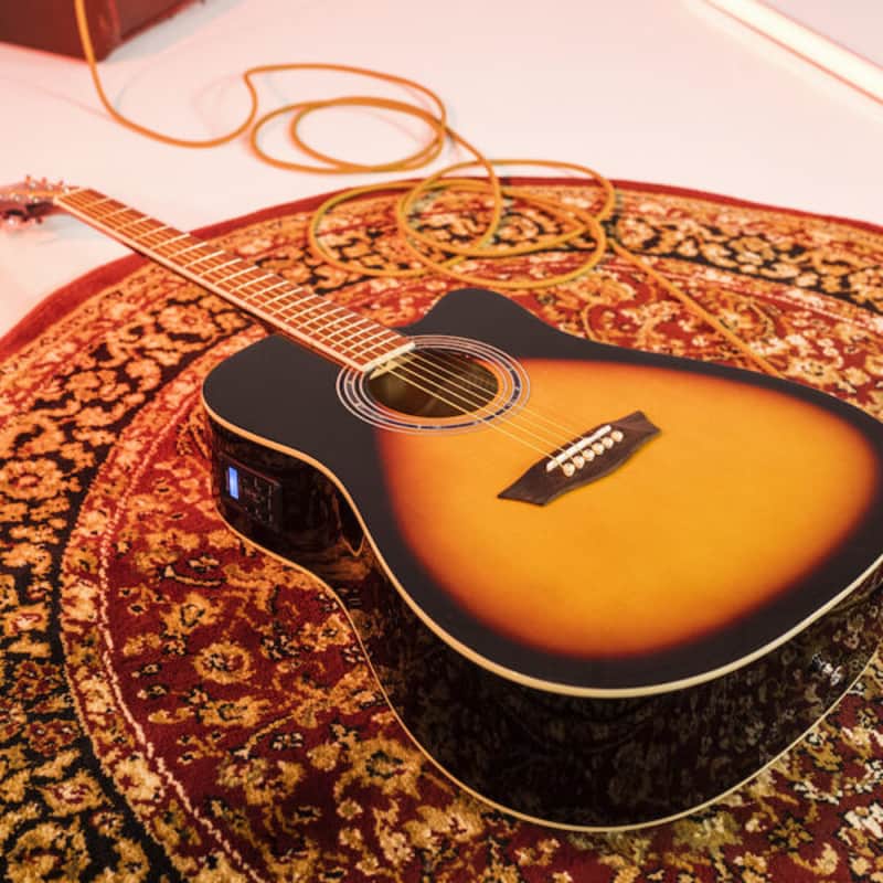 washburn wa90ce dreadnought acoustic electric guitar vintage tobacco sunburst Washburn WA90CE | Dreadnought Acoustic Electric Guitar. Tobacco Burst. New  with Full Warranty